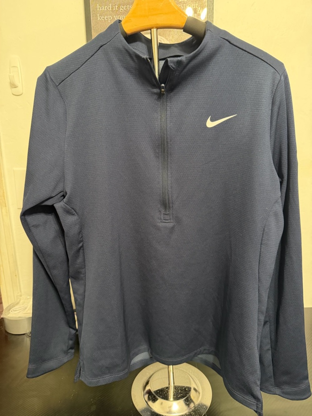 Nike Men's Navy Blue Half-Zip Performance Pullover (Pebble Beach Golf Links)